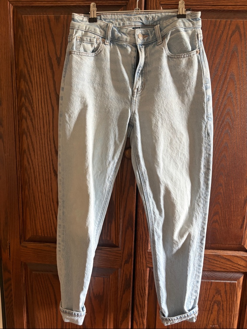 American Eagle Outfitters Light Blue Mom Jeans